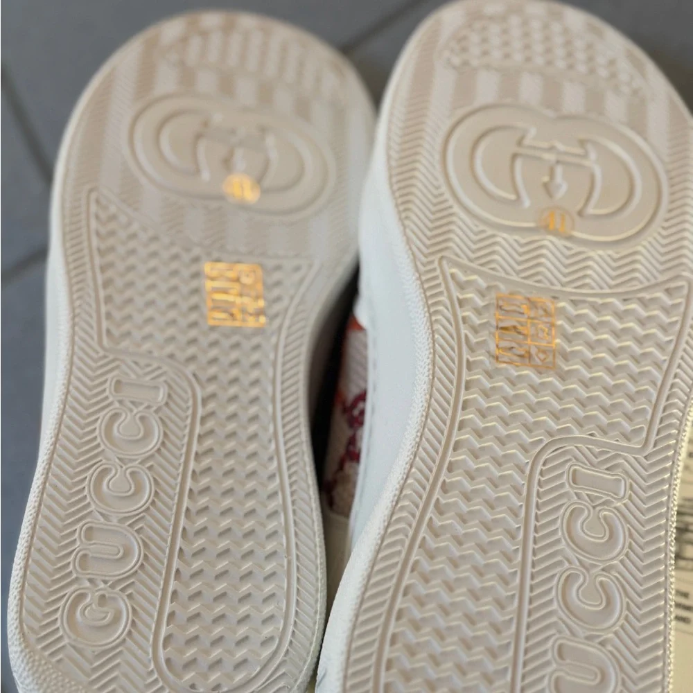 NWT Gucci Dali GG Embroidered Sneakers EU 41 Style 675840 - Picture 4 of 11